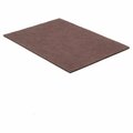 Sticky Situation NSN 14 x 20 in. Skilcraft Floor Pads, Maroon - 10 per Box ST1621110